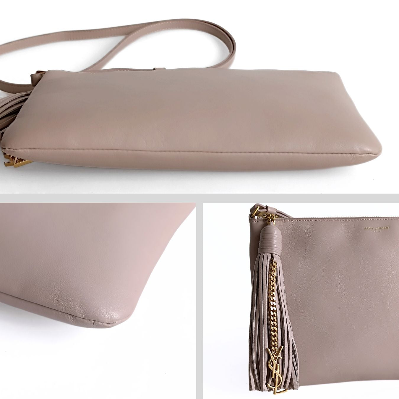 Saint Laurent borsa a tracolla modello camera Logo