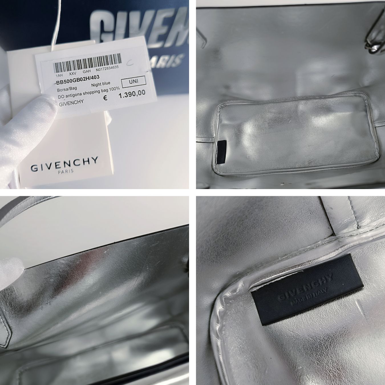 Givenchy borsa Antigona Shopping in Pelle bicolore