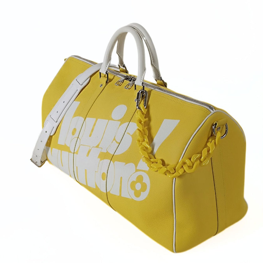 Louis Vuitton Keepall Everyday Virgil Abloh giallo 2021