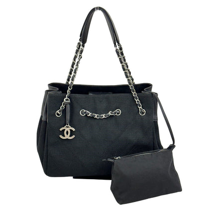 Chanel borsa a spalla Shopping Chevron