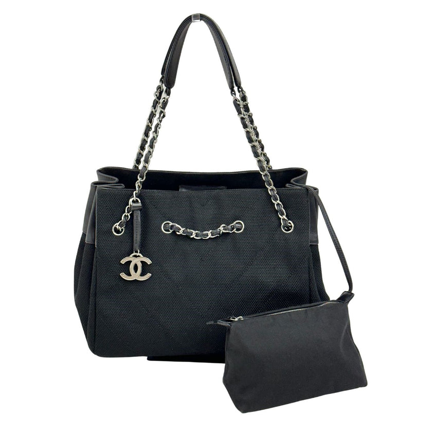 Chanel borsa a spalla Shopping Chevron