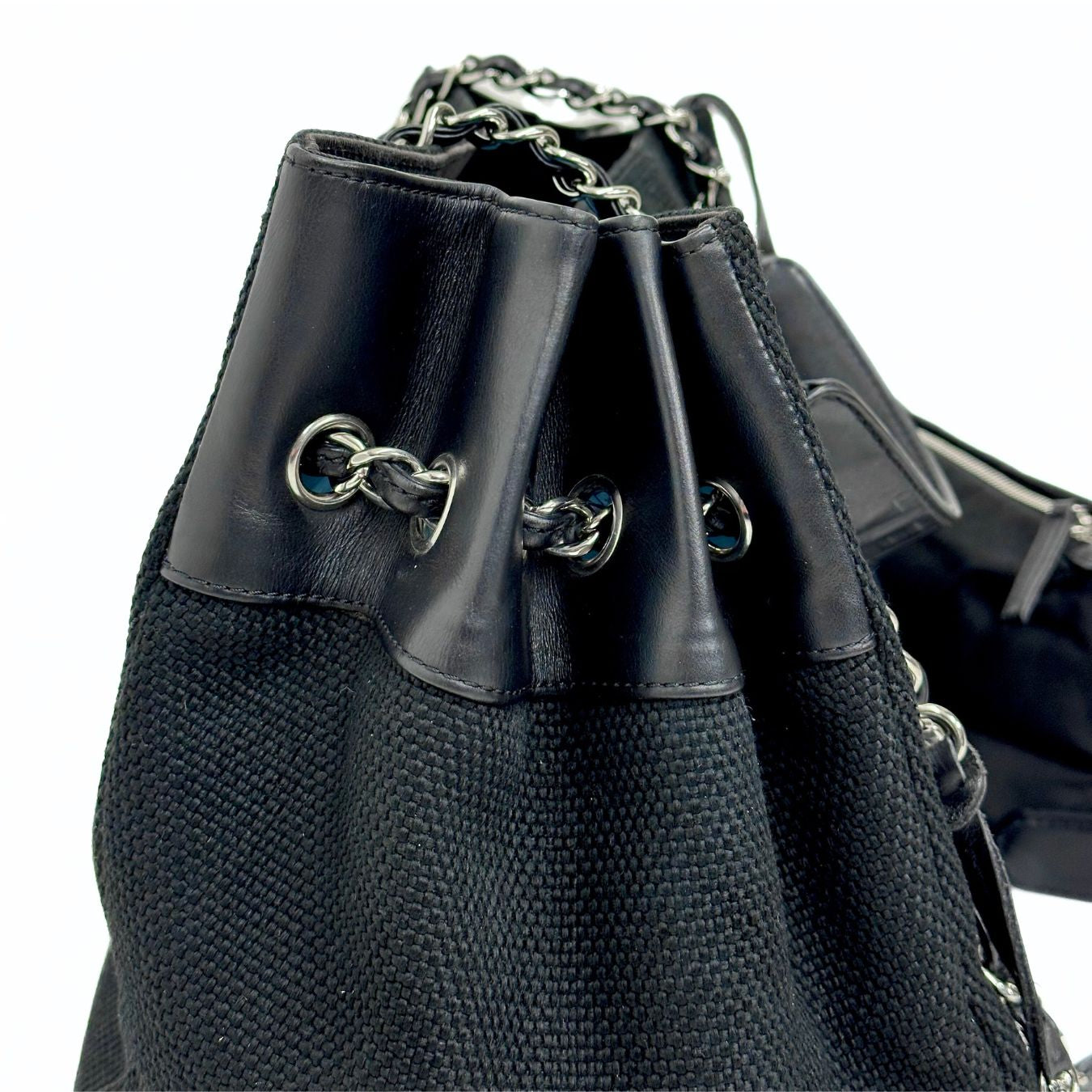 Chanel borsa a spalla Shopping Chevron