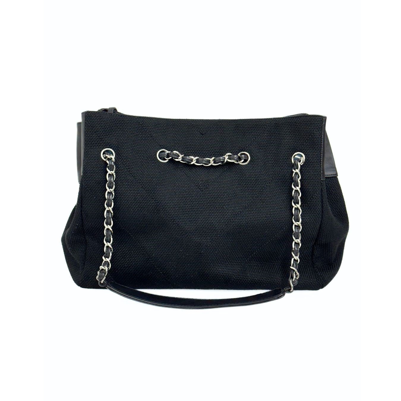 Chanel borsa a spalla Shopping Chevron