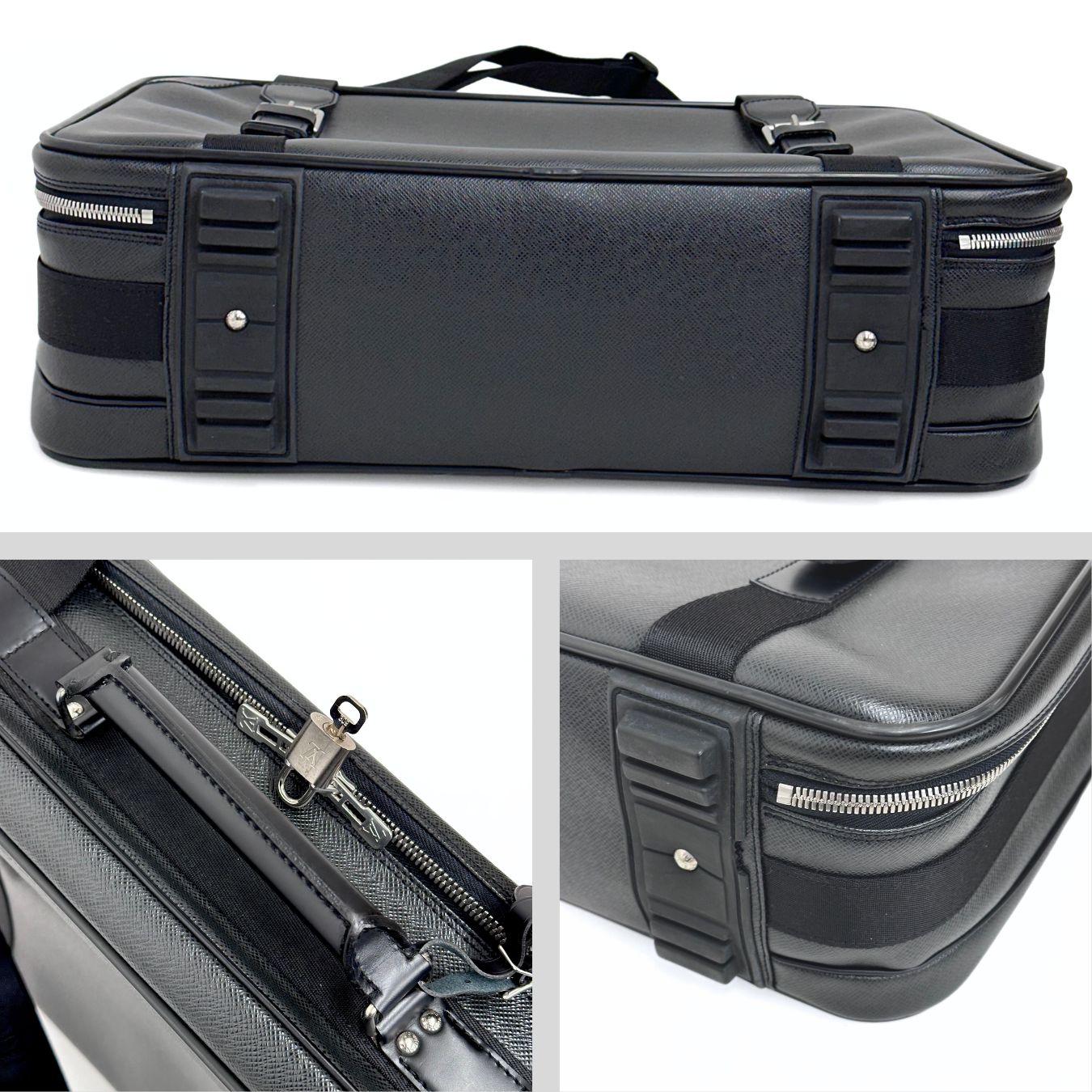 Louis Vuitton borsa da viaggio Satellite 53 Taiga nera