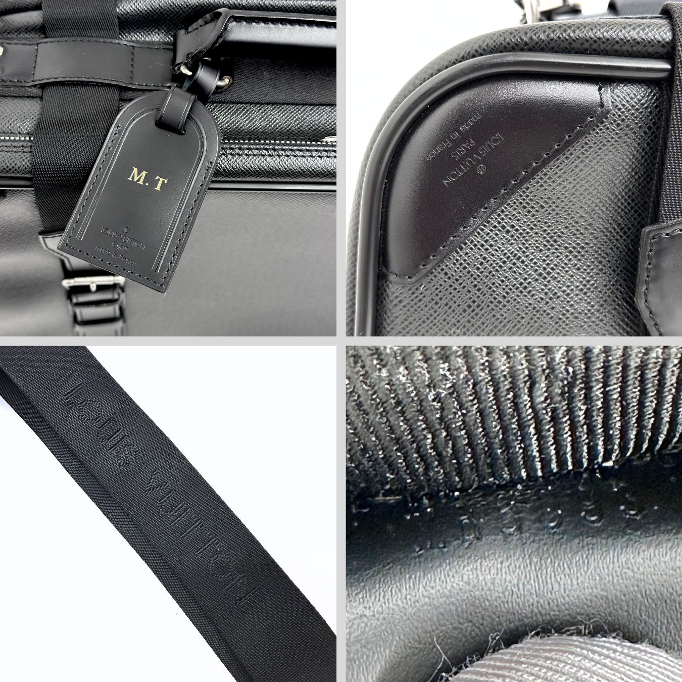 Louis Vuitton borsa da viaggio Satellite 53 Taiga nera