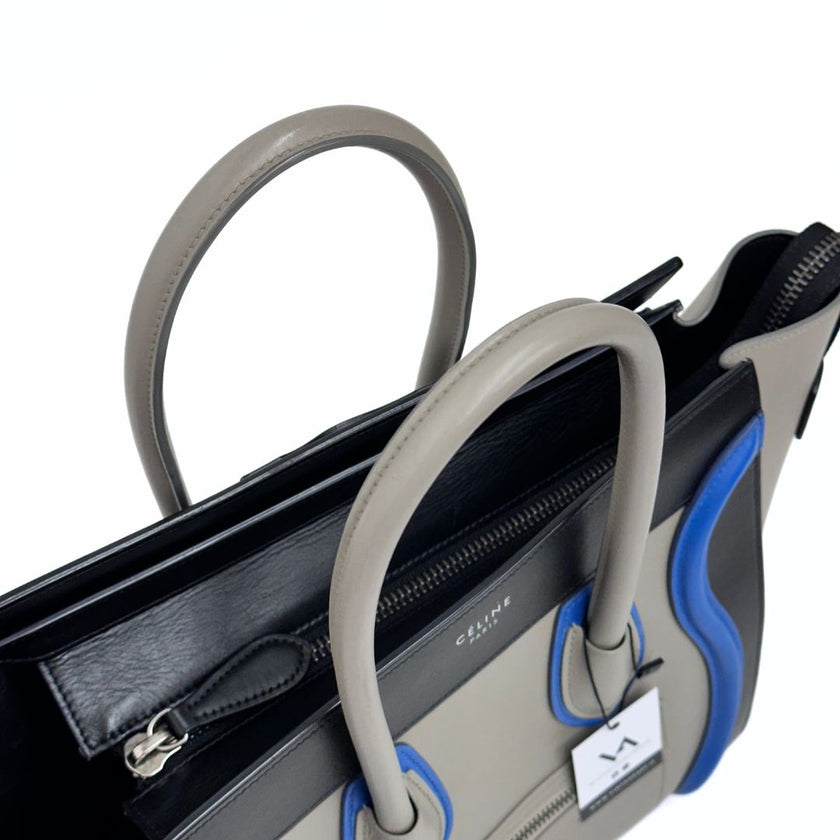 Celine Luggage Micro in pelle multicolore