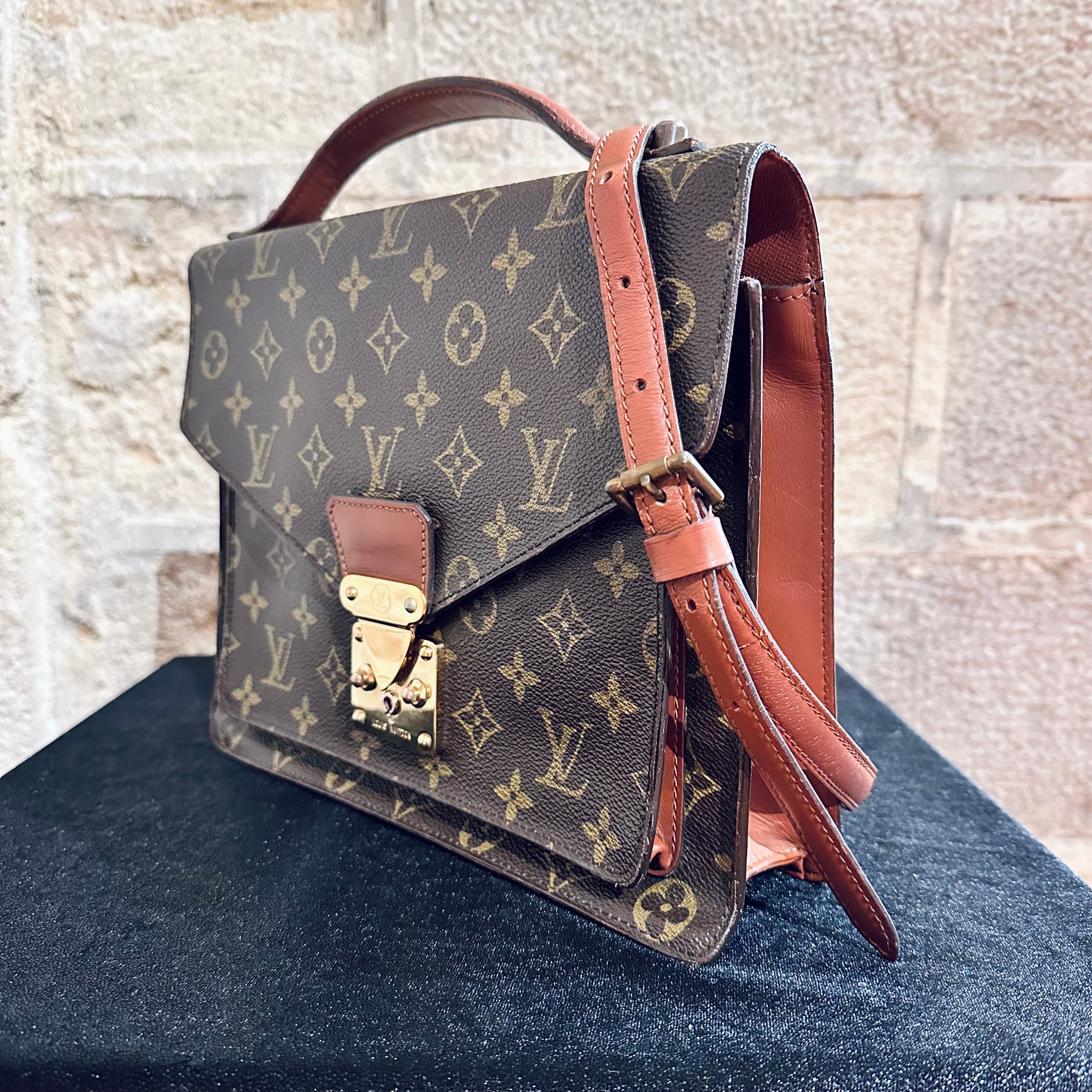 Louis Vuitton borsa Monceau vintage in tela monogram