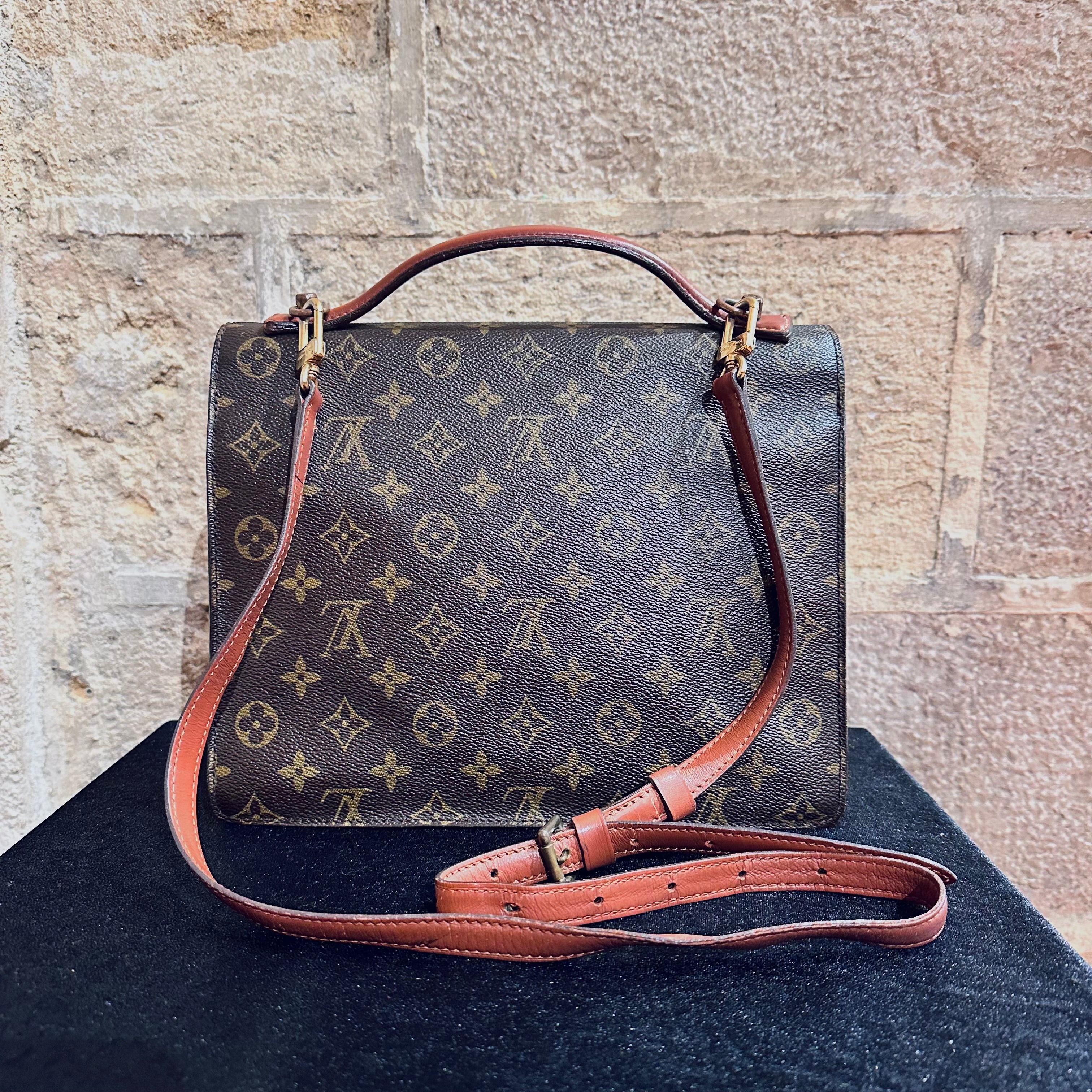 Louis Vuitton borsa Monceau vintage in tela monogram
