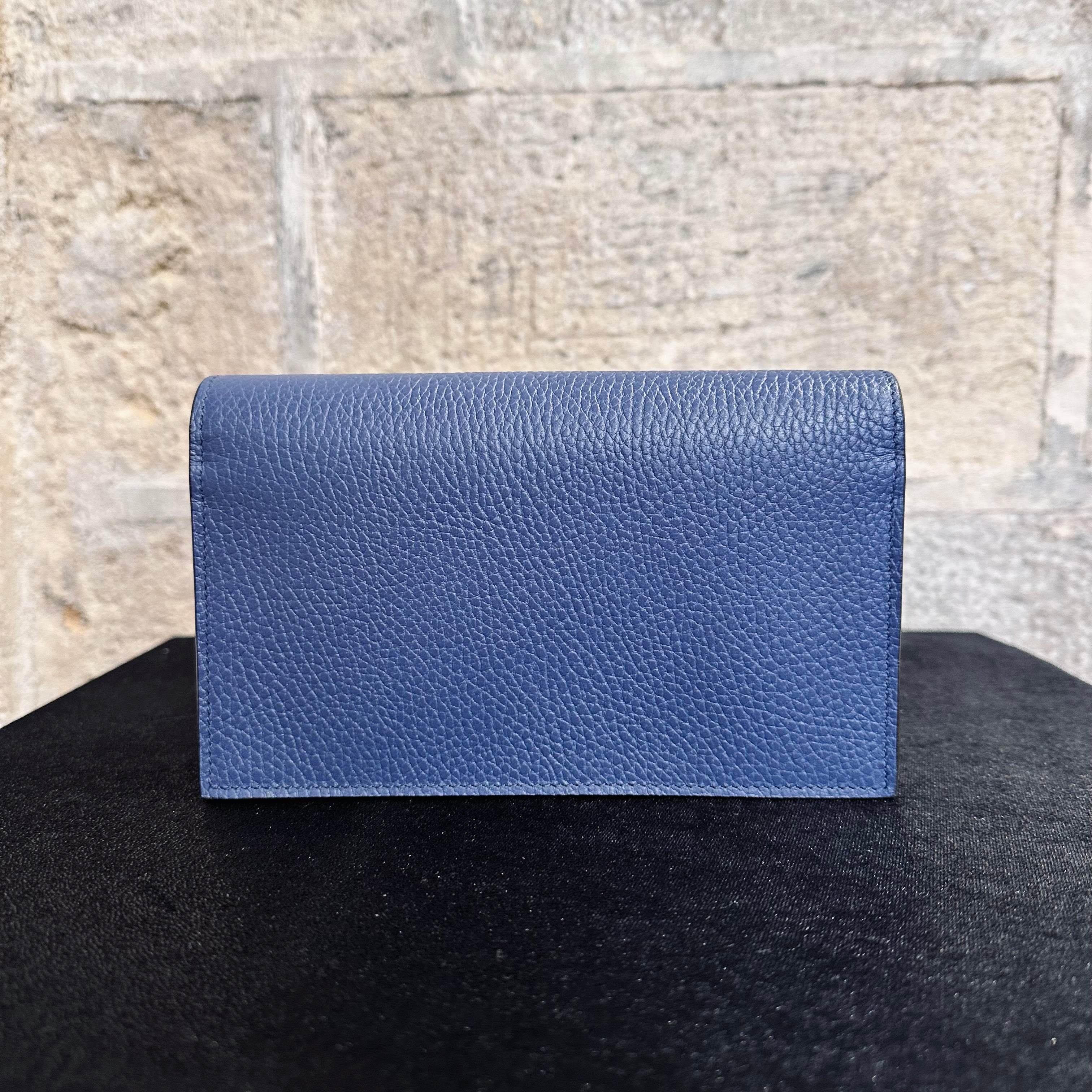 Borsa Gucci Wallet on Chain Interlocking in Pelle Avion