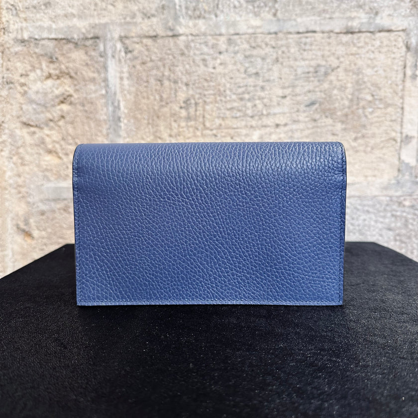 Borsa Gucci Wallet on Chain Interlocking in Pelle Avion