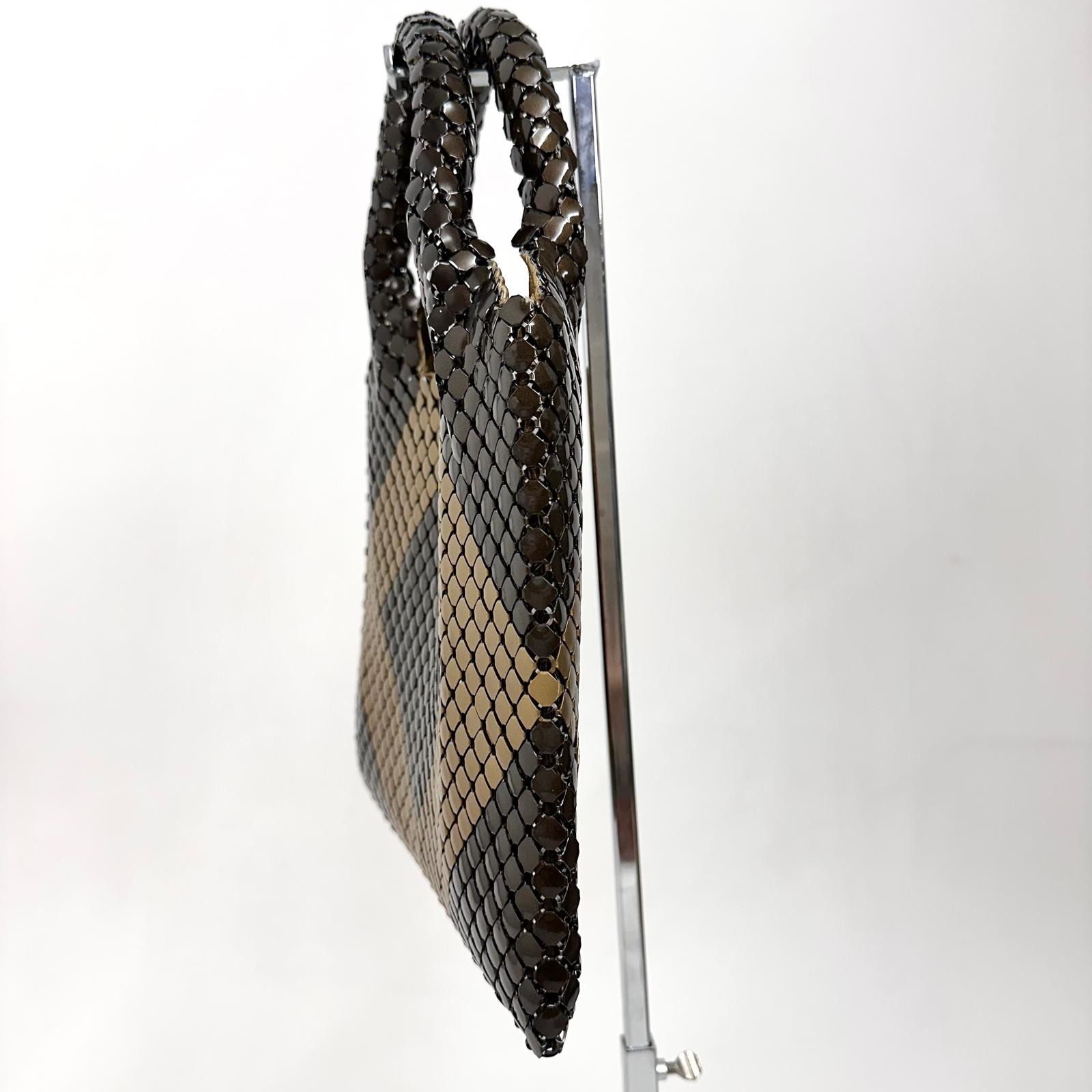 Bottega Veneta Mini Borsa Tote in Metallo Intrecciato