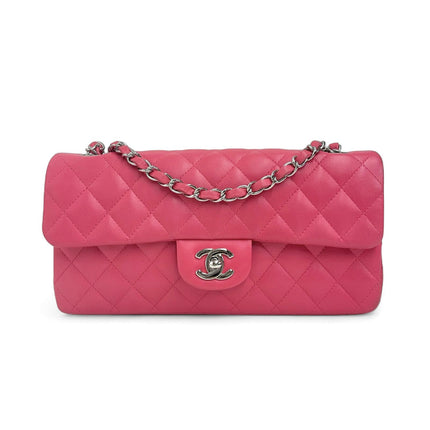 Chanel Borsa Timeless Classica in Pelle di Agnello Rosa