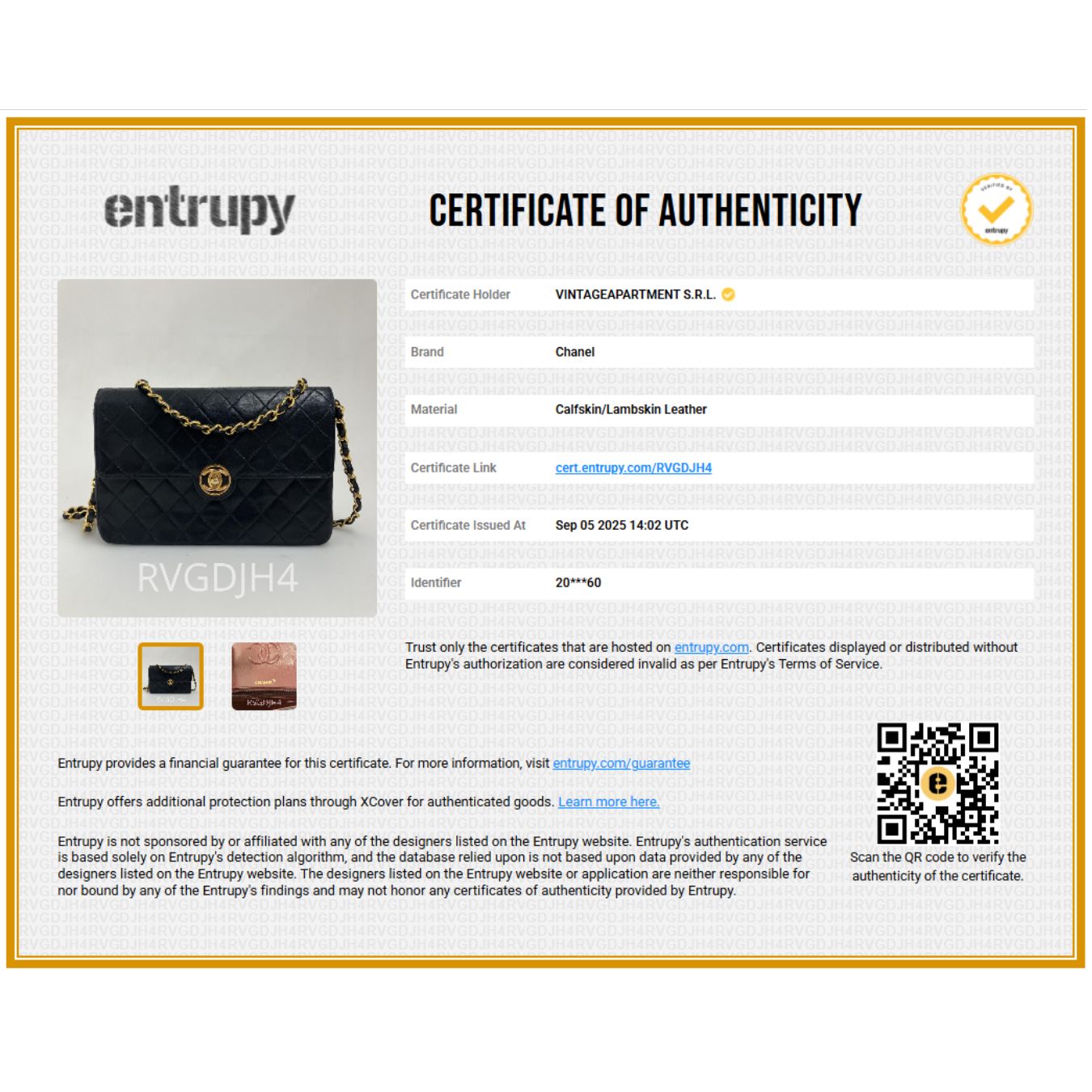 Chanel Vintage Single Flap in Pelle Nera con Hardware Dorato