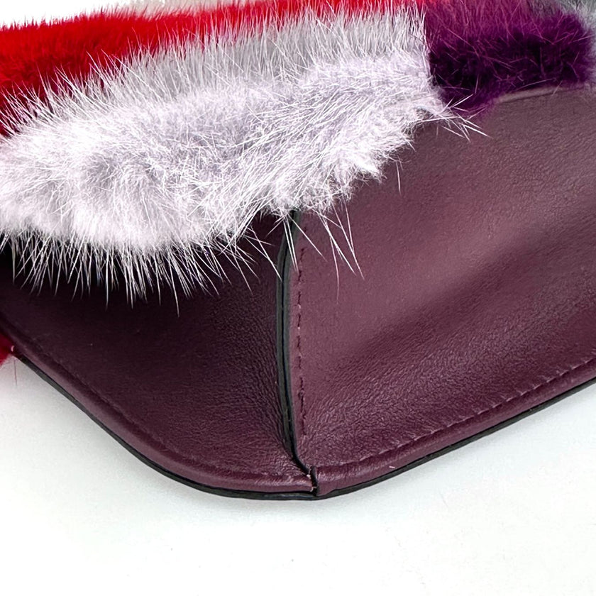 Valentino Maxi bag rock in lapin e pelle multicolore