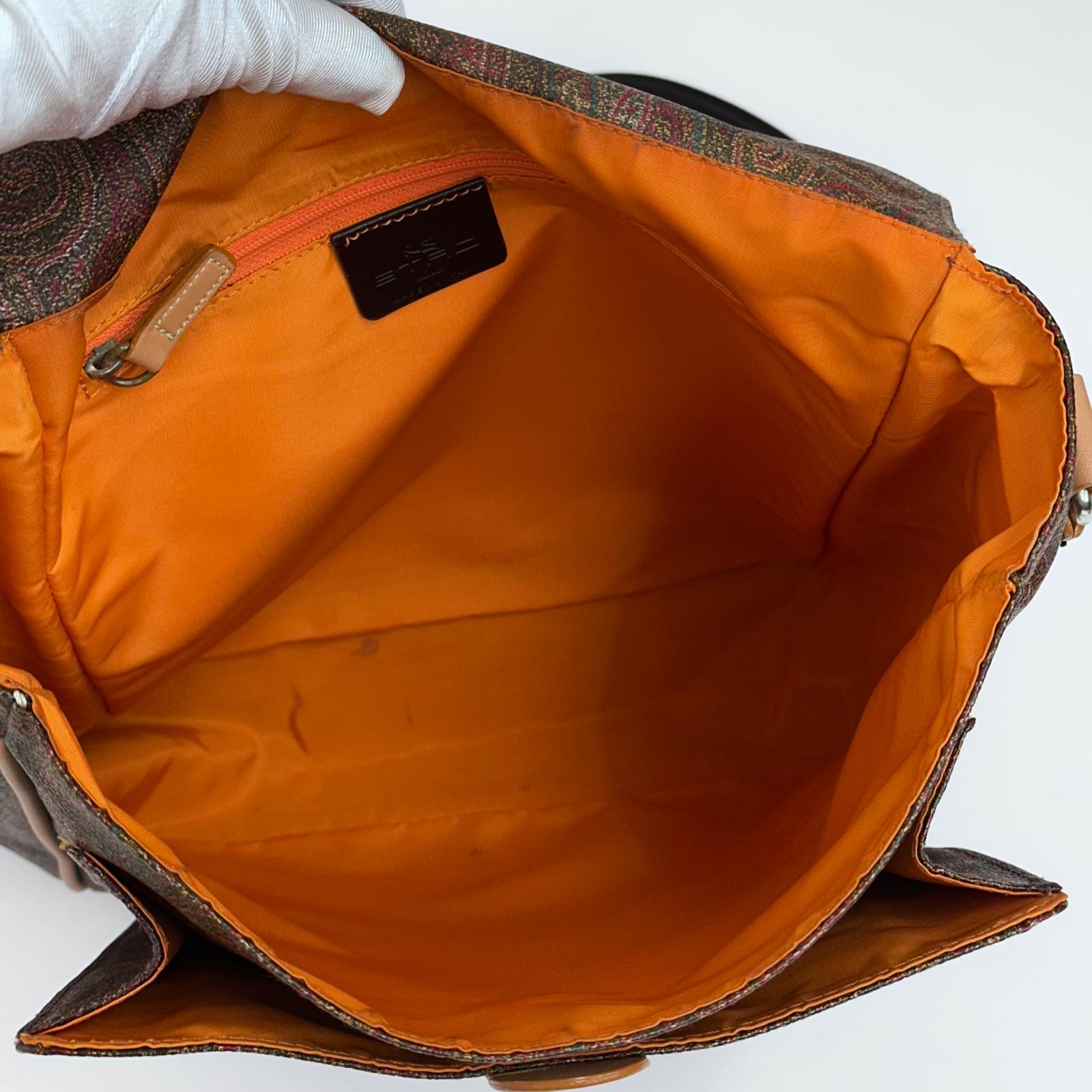 Etro Borsa Messenger in Tessuto Paisley con Tracolla Regolabile