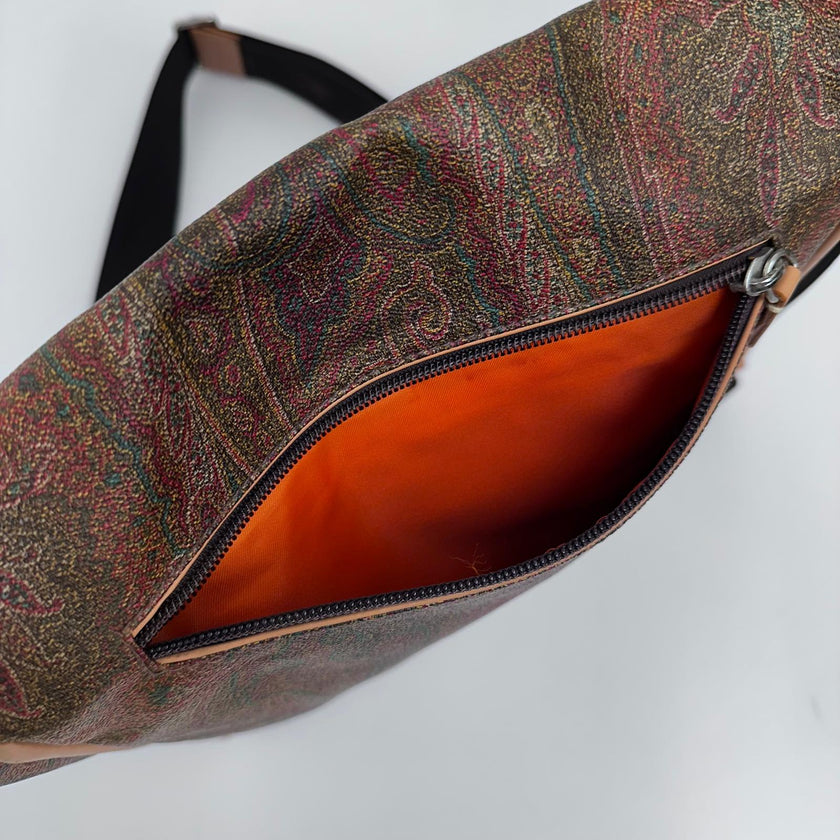 Etro Borsa Messenger in Tessuto Paisley con Tracolla Regolabile