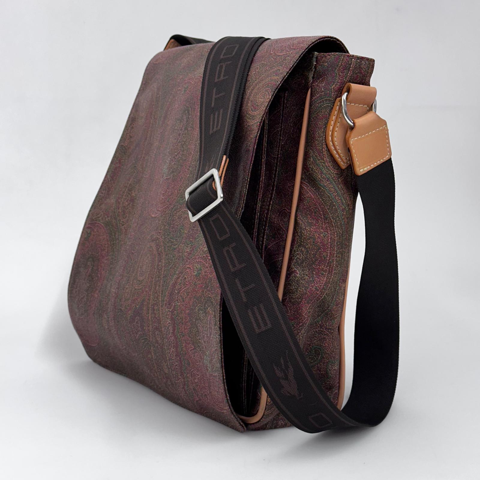 Etro Borsa Messenger in Tessuto Paisley con Tracolla Regolabile