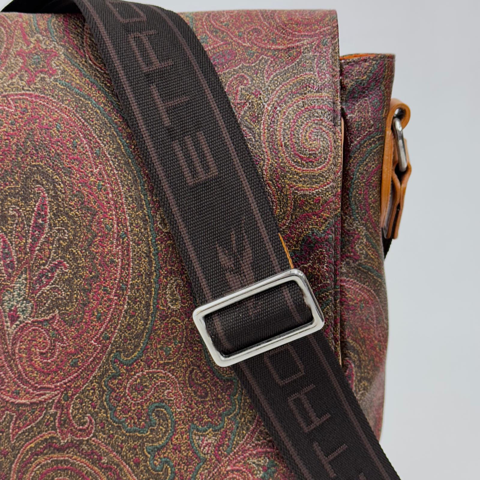 Etro Borsa Messenger in Tessuto Paisley con Tracolla Regolabile