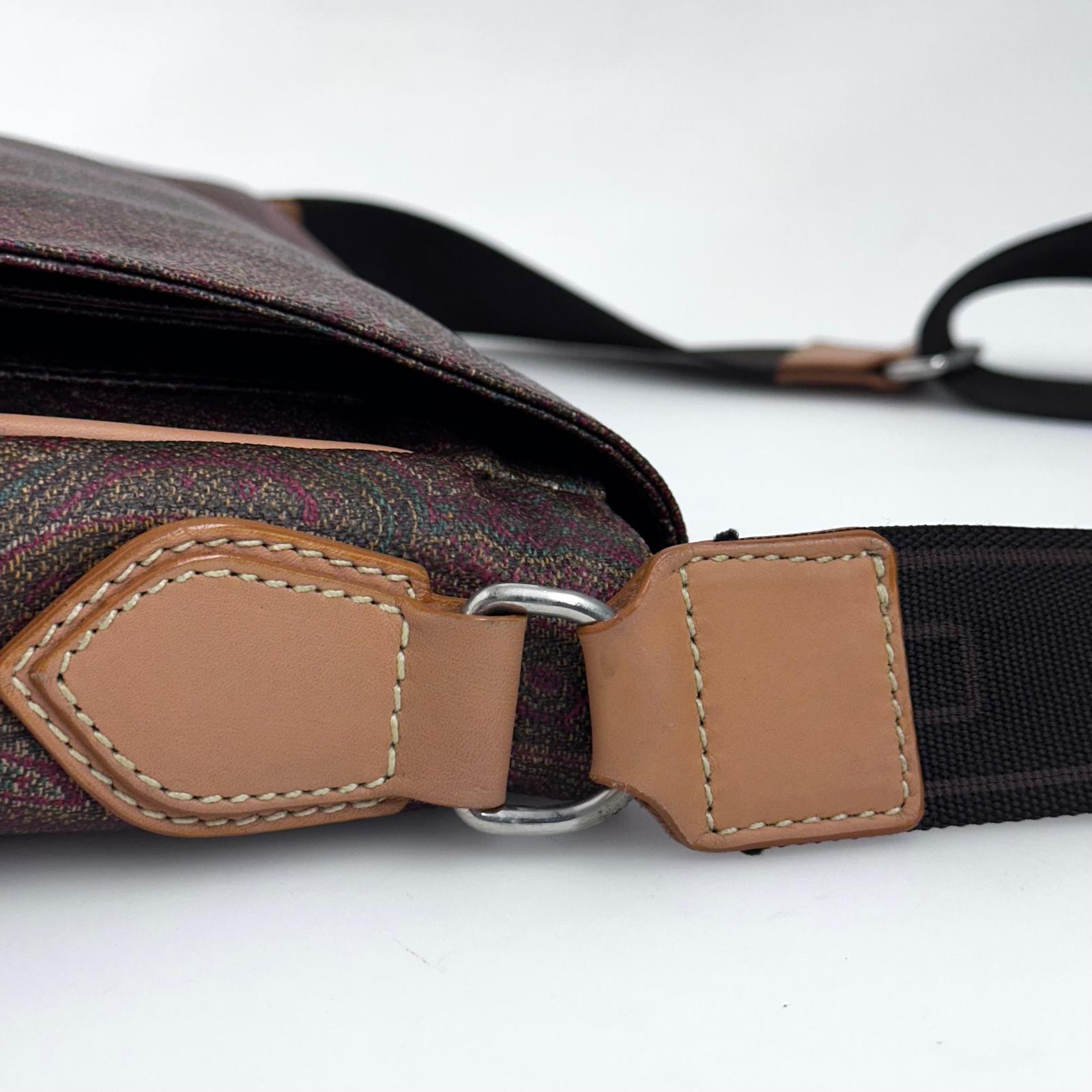 Etro Borsa Messenger in Tessuto Paisley con Tracolla Regolabile