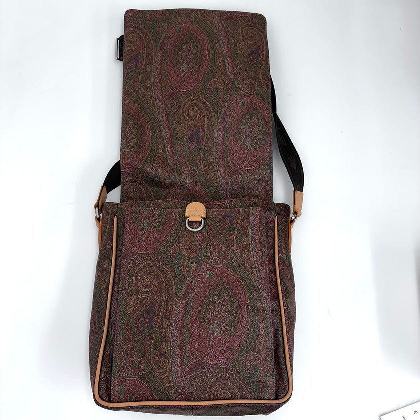Etro Borsa Messenger in Tessuto Paisley con Tracolla Regolabile