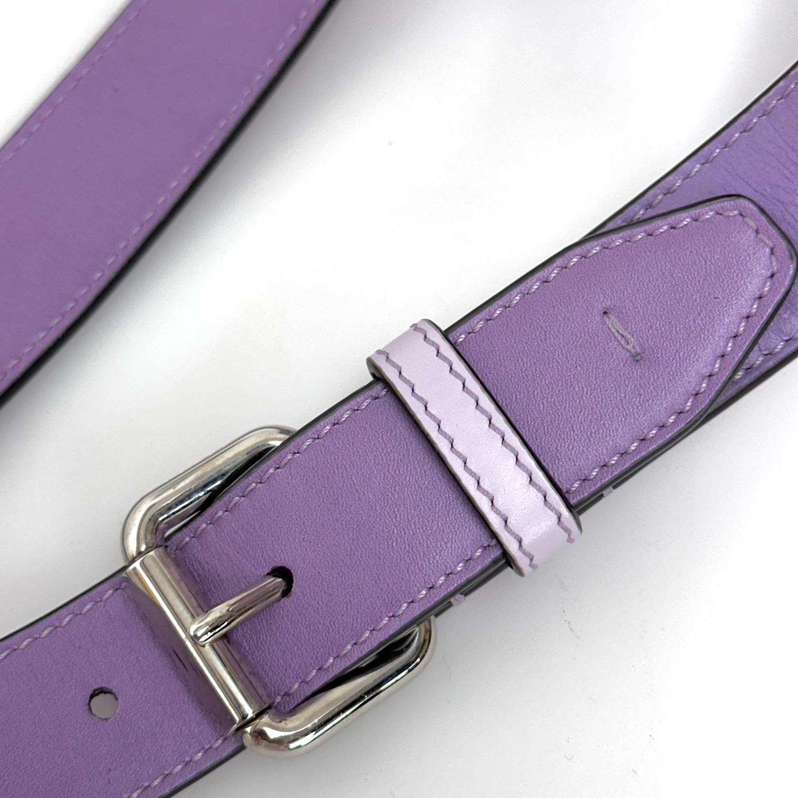 Fendi Peekaboo Regular in Pelle Sfumata Lilla con Finiture Silver