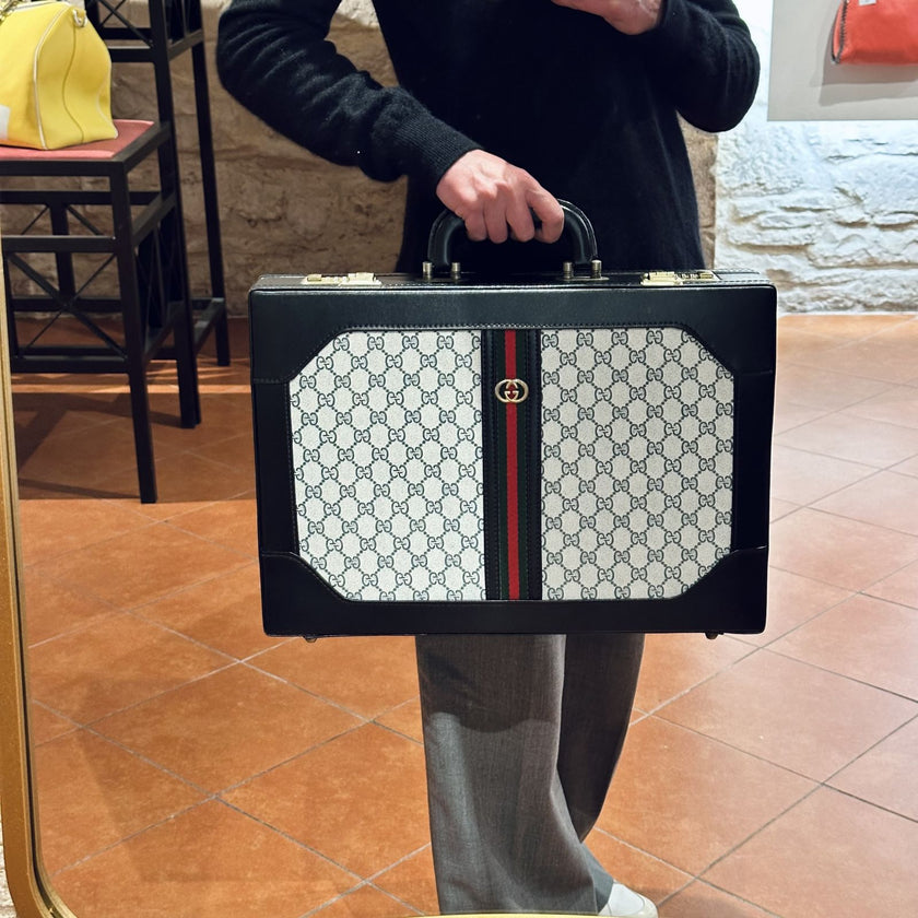 Gucci valigetta 24 ore Savoy anni '80