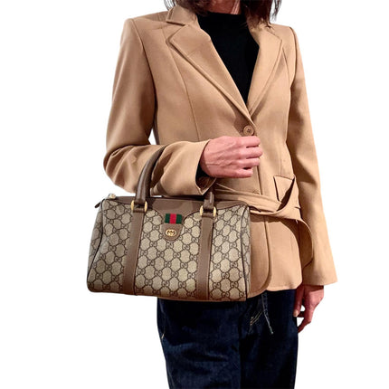 Gucci Borsa a Mano Boston GG Supreme