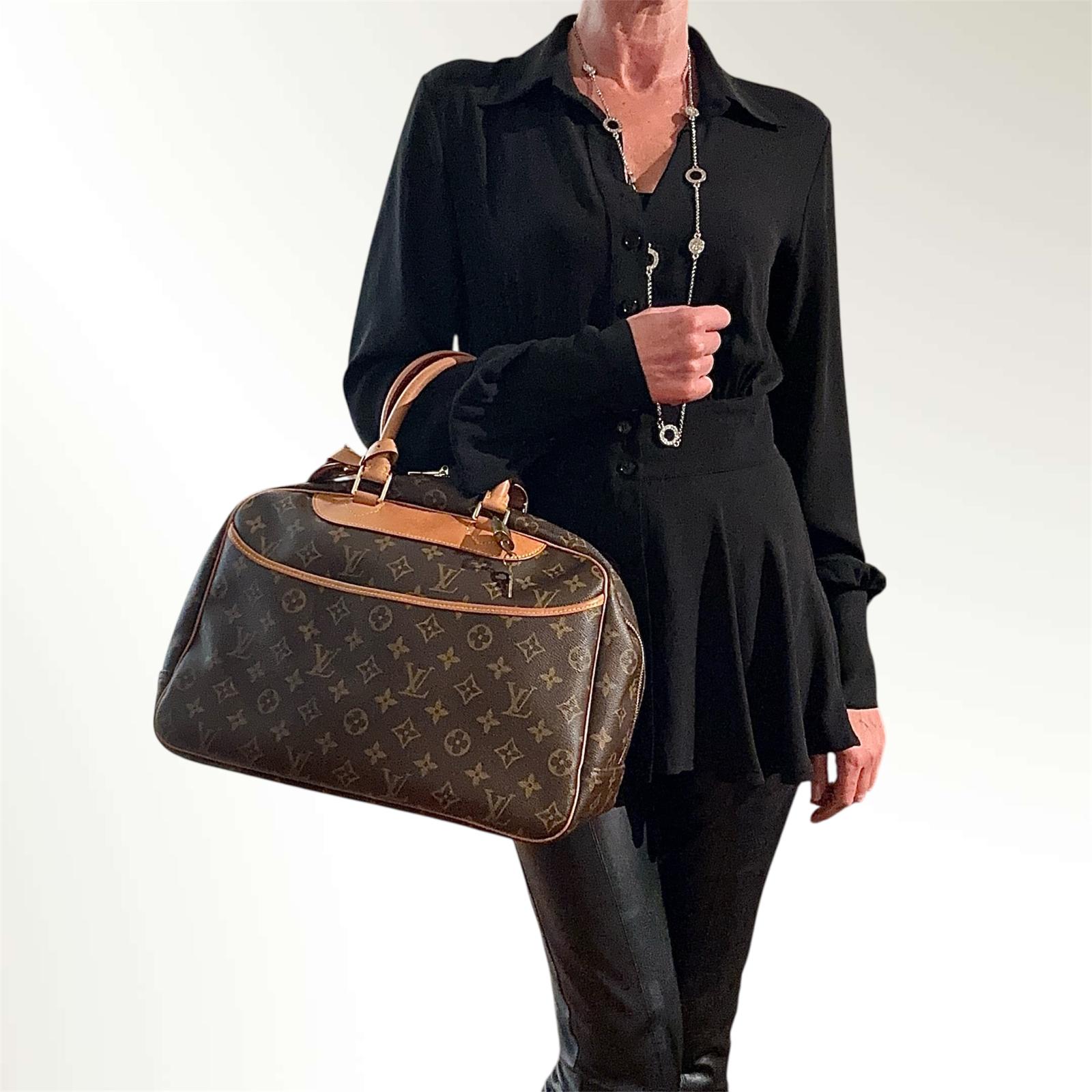 Louis Vuitton Borsa a Mano Deauville in Tela Monogram