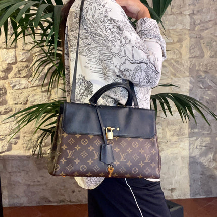 Louis Vuitton Borsa a Mano Venus in Tela Monogram e Pelle Nera