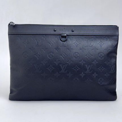 Louis Vuitton Maxi Pochette Monogram Empreinte in pelle nera