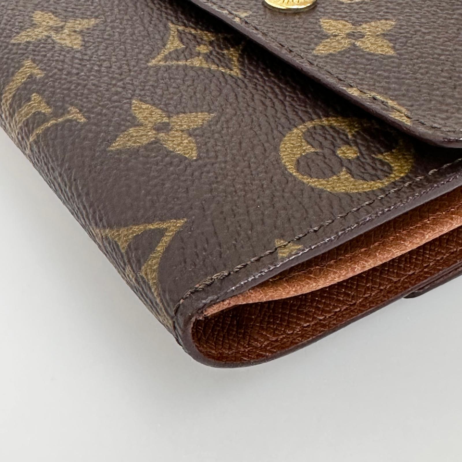 Louis Vuitton Portafoglio Compatto in Tela Monogram