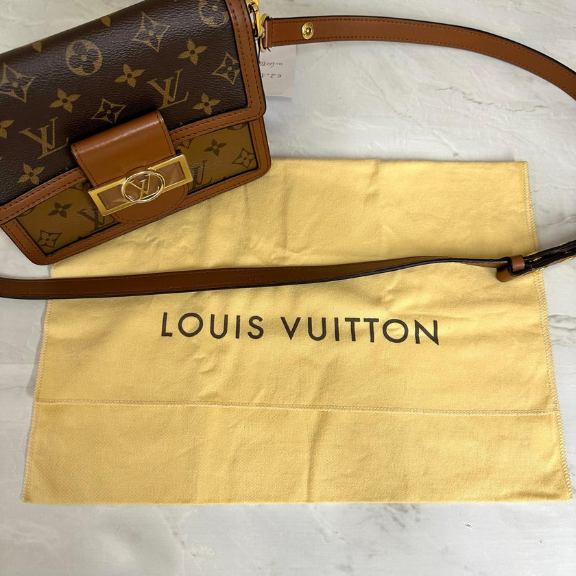 Louis Vuitton Borsa a tracolla Dauphine Mini Monogram Reverse