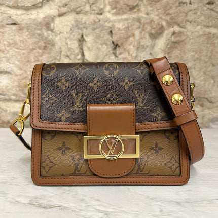 Louis Vuitton Borsa a tracolla Dauphine Mini Monogram Reverse