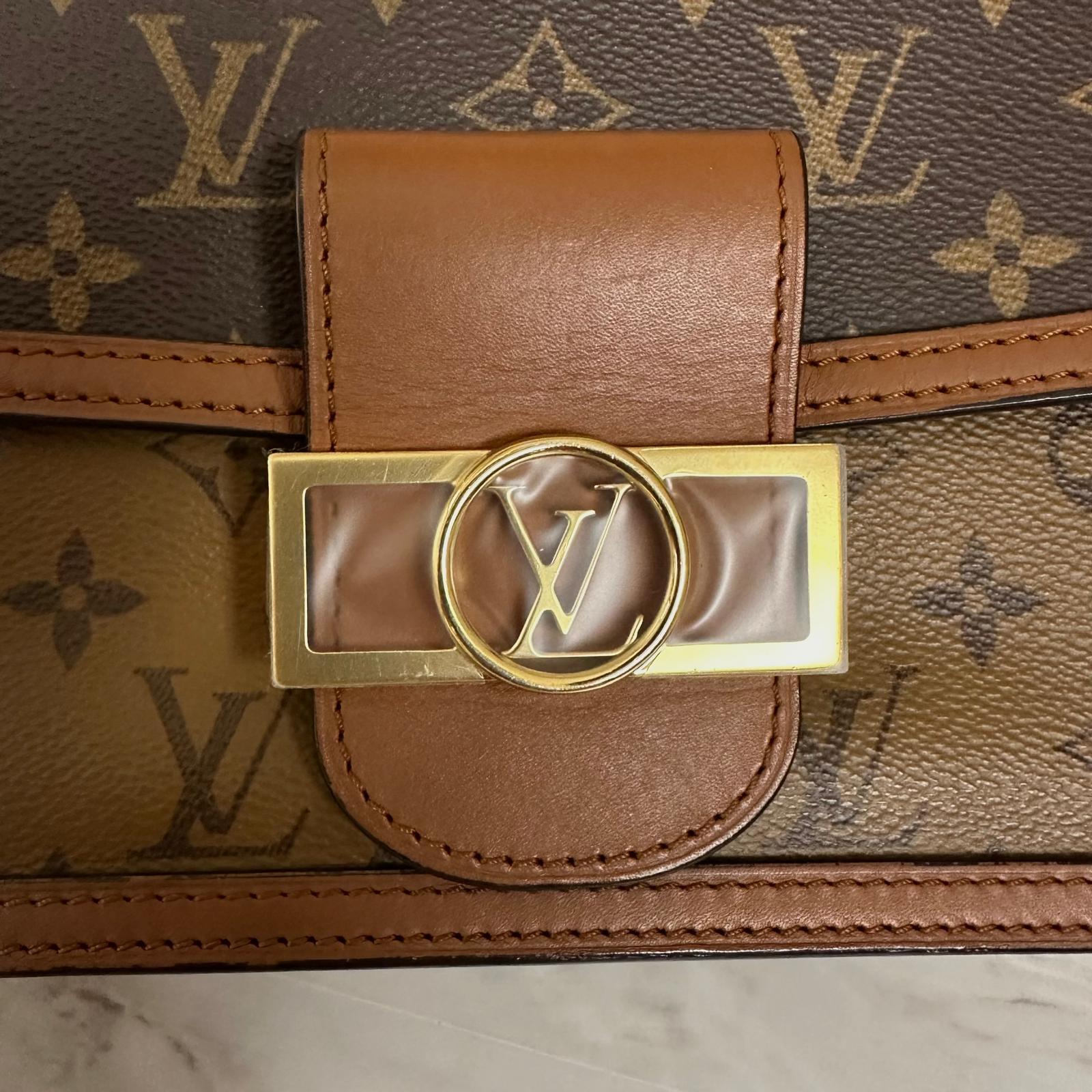 Louis Vuitton Borsa a tracolla Dauphine Mini Monogram Reverse
