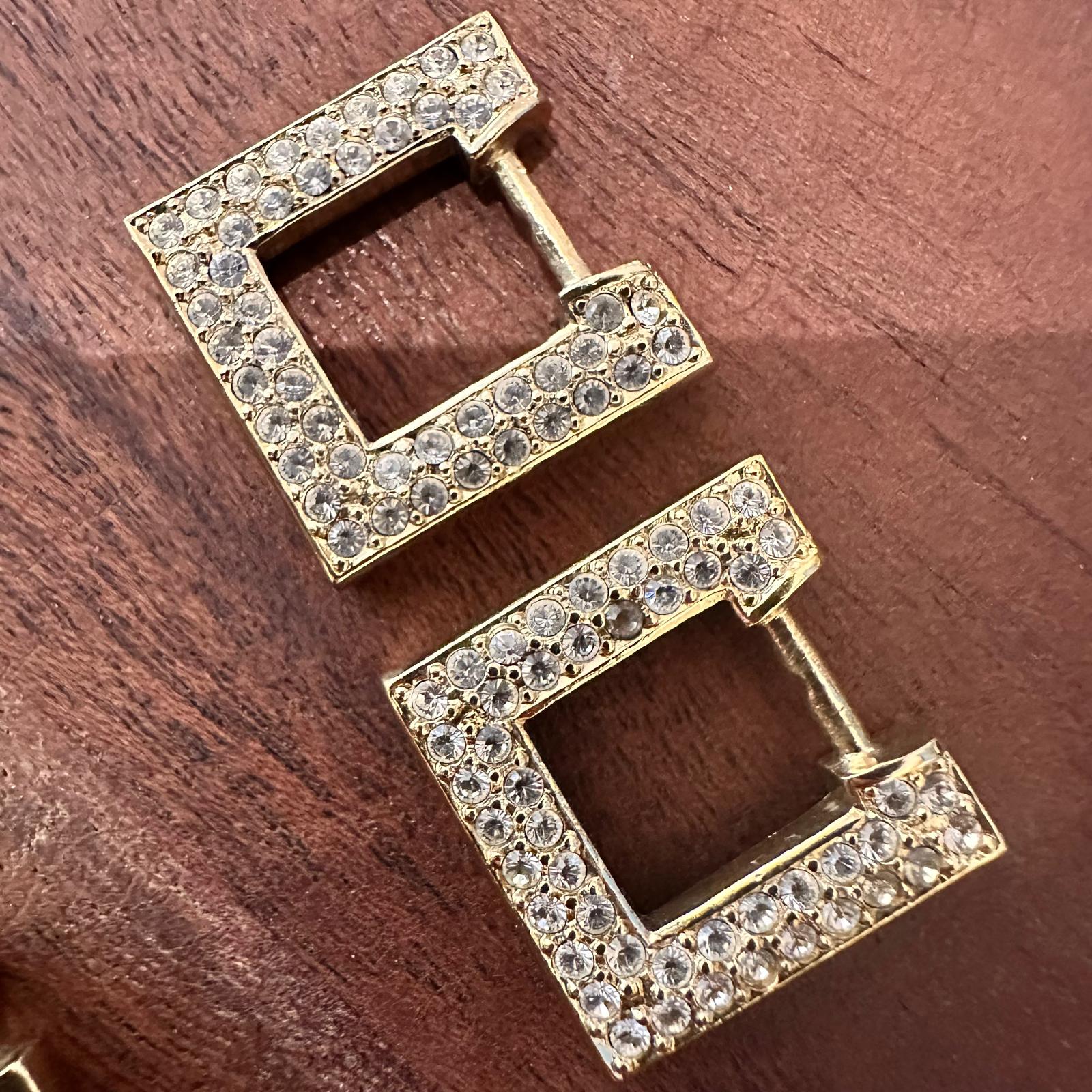 Orecchini Christian Dior Vintage tre Pezzi Intercambiabili