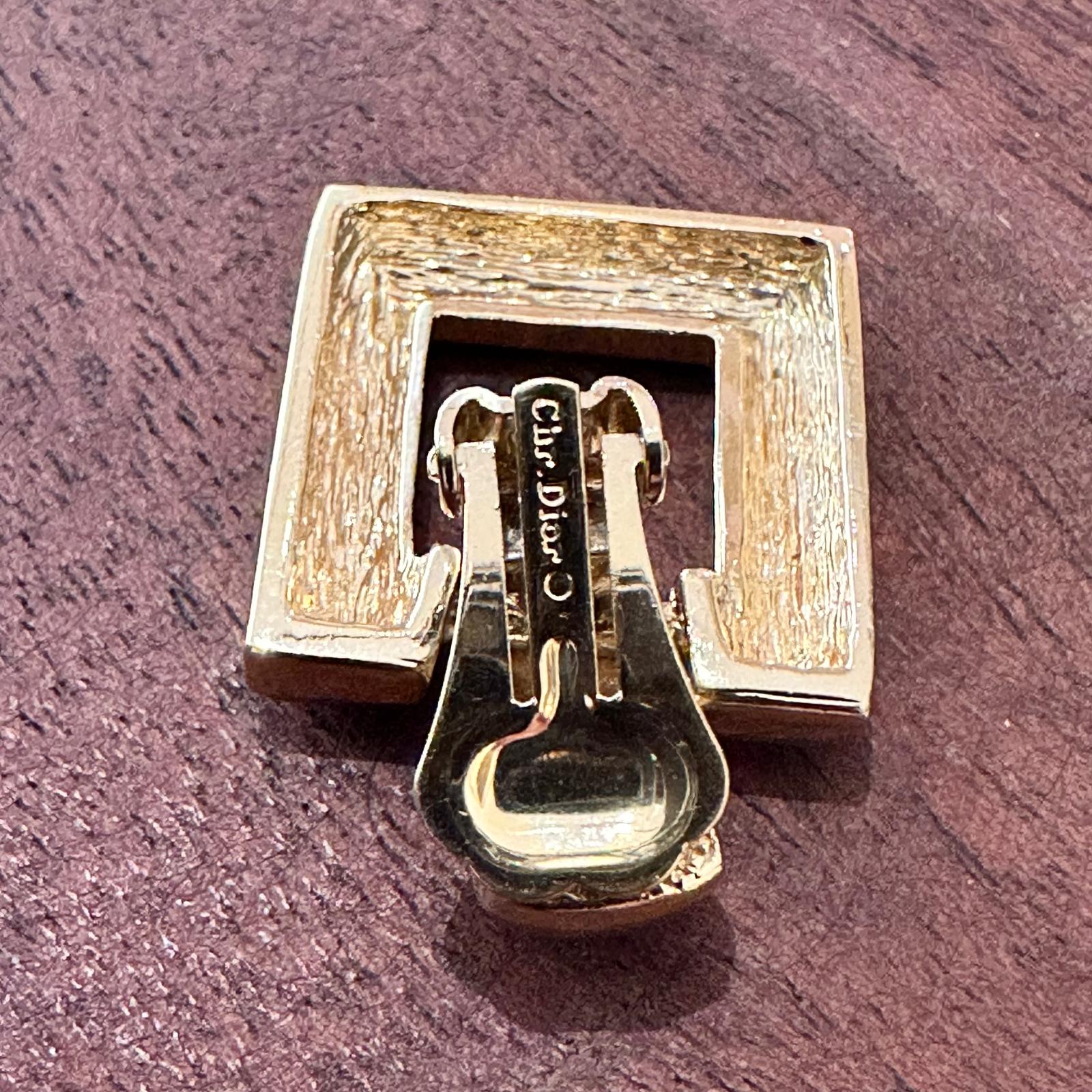 Orecchini Christian Dior Vintage tre Pezzi Intercambiabili