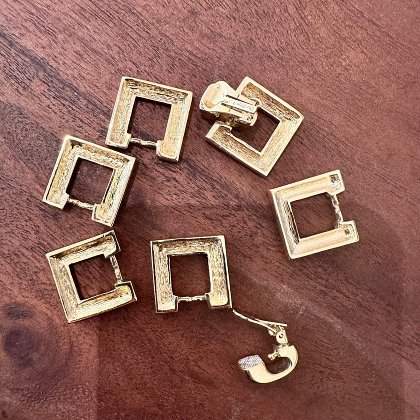 Orecchini Christian Dior Vintage tre Pezzi Intercambiabili