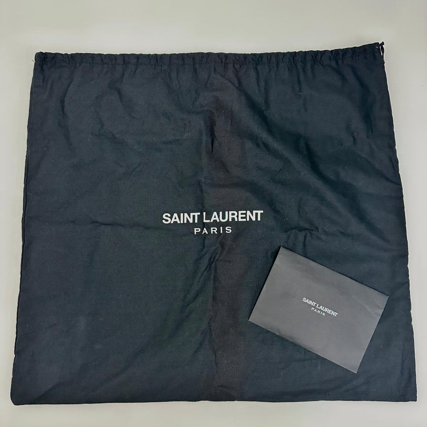 Borsa Saint Laurent Duffle Grande in Pelle Verde