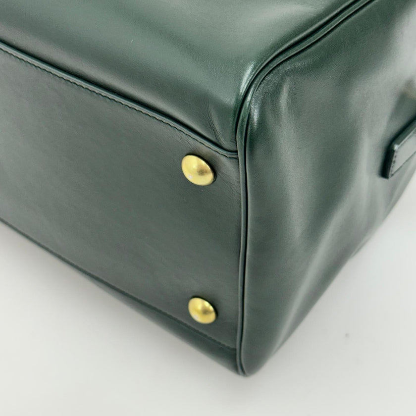 Borsa Saint Laurent Duffle Grande in Pelle Verde