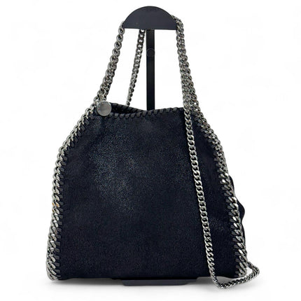Stella McCartney Borsa a Spalla Falabella Mini Shaggy Deer Nera