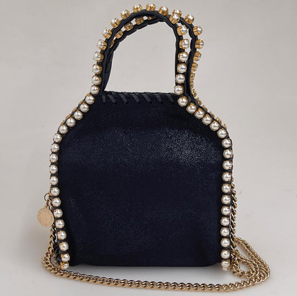 Stella McCartney borsa Falabella Mini Tote con perle
