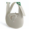 Bottega Veneta borsa Small Punch Rubber in gomma bianca