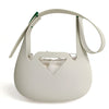 Bottega Veneta borsa Small Punch Rubber in gomma bianca