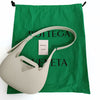 Bottega Veneta borsa Small Punch Rubber in gomma bianca
