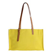 Hermès borsa a spalla Étrivière in tela gialla