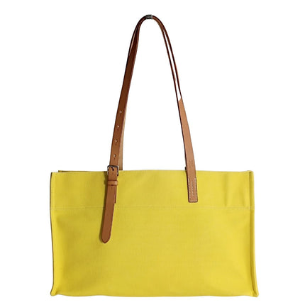 Hermès borsa a spalla Étrivière in tela gialla