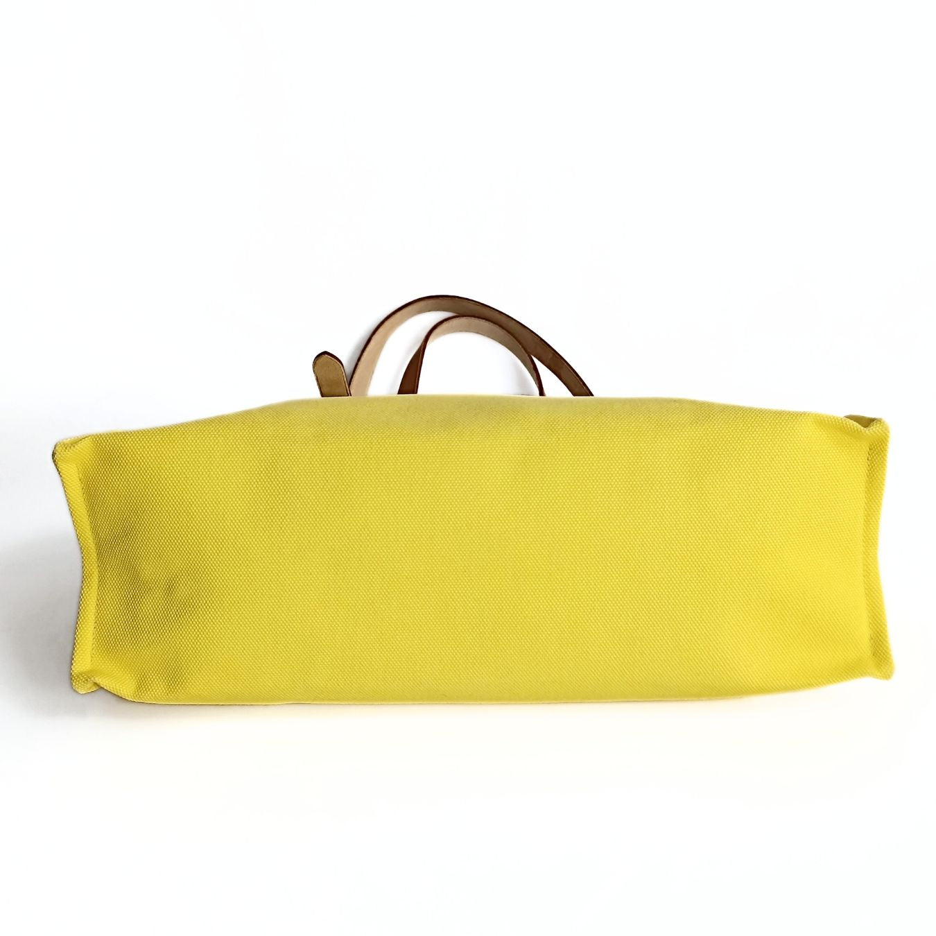 Hermès borsa a spalla Étrivière in tela gialla