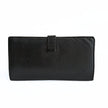 Hermès portafoglio vintage Béarn Soufflet in pelle nera