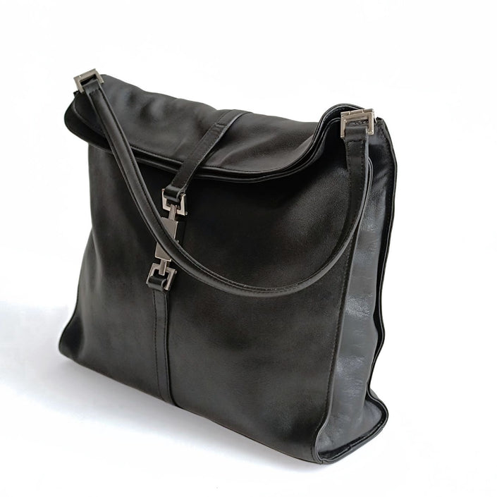 Gucci borsa a spalla Jackie in pelle nera