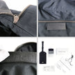 Balenciaga valigia Trolley in tela e pelle nera
